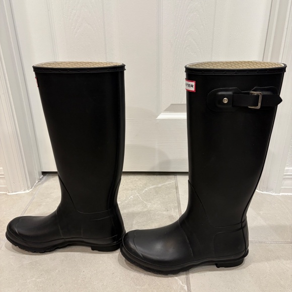 Hunter Original Tall Boots Size US 9M-10F - Picture 2 of 9